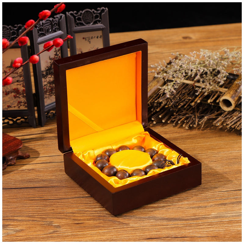 Solid Wood Hollow Wenwan Bracelet Beads Jewelry Box