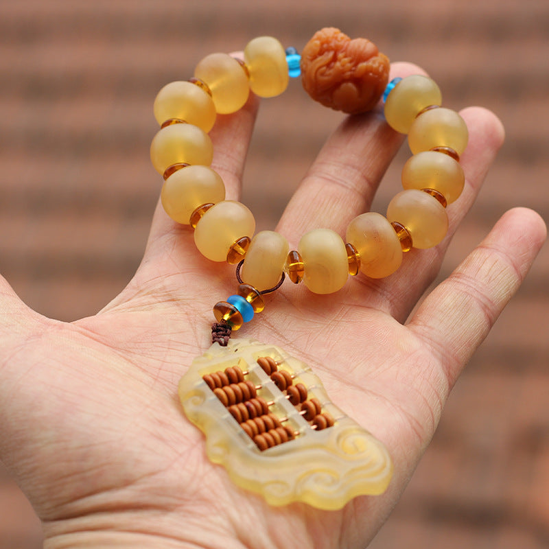 Natural Tibet Croissant Bracelet Beads
