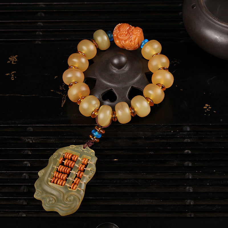 Natural Tibet Croissant Bracelet Beads
