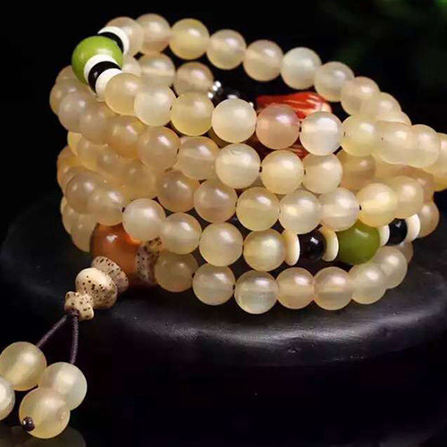 108 pieces Tibetan sheep horn beads bracelet