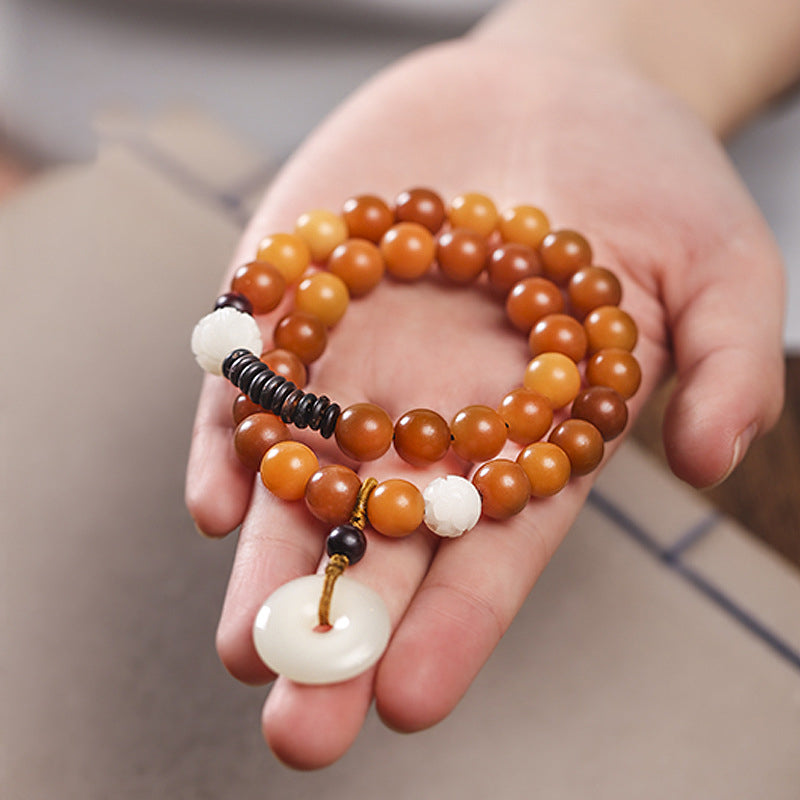 Natural Weathered Bodhi Peace Bracelet